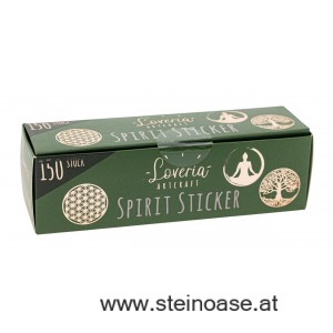 SPIRIT Sticker - Buddha & Lebens-Baum & Blume des Lebens 